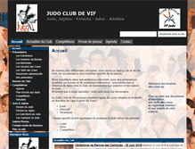 Tablet Screenshot of judovif.fr